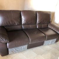 Divano in pelle reclinabile Natuzzi