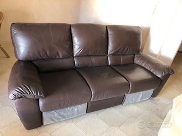 Divano in pelle reclinabile Natuzzi