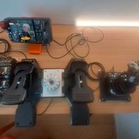 postazione simulatore di volo winwing / logitech