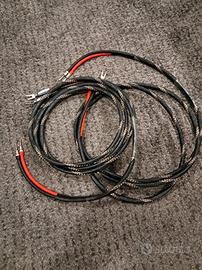 Coppia cavi di potenza (cavi per diffusori) 3 mt