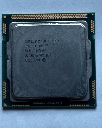 Cpu Intel i3-550