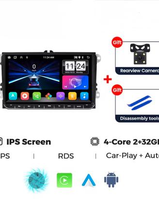 Volkswagen 9” CarPlay Android Auto wireless