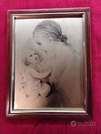Quadro Donna con bimbo