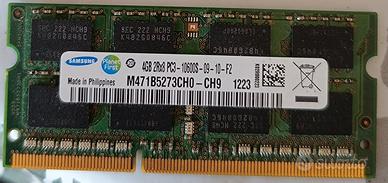 1x4GB DDR3 Samsung 