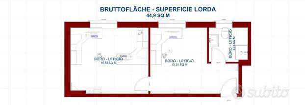 ufficio, laboratorio nel centro di Bolzano