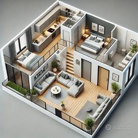 TRILOCALE LIBERO DA SUBITO / zona SELVA CANDIDA