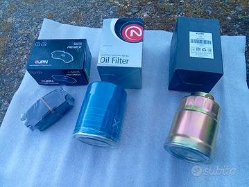 kit tagliando filtri e freni Mitsubishi Pajero 