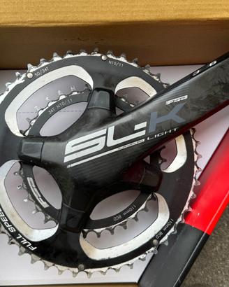 Guarnitura FSA SLK carbon 10/11v 172.5 50-34 30 mm