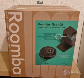 Robot Roomba Plus 406 Combo + AutoWash Dock nuovo