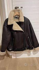 Giacca Zara effetto pelle shearling
