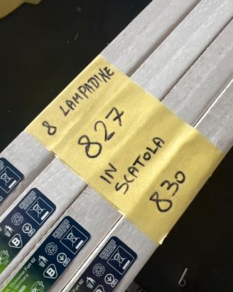 8 lampadine NEON 54w 827