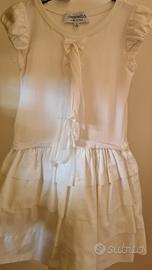 Abito elegante bianco  Simonetta bambina 6 anni