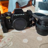 fotocamera Pentax lx con obiettivi