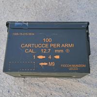cassetta porta munizioni metallica