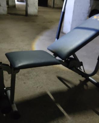 panca per addominali 