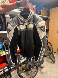 Giacca moto pelle Dainese