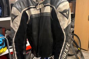 Giacca moto pelle Dainese