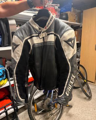 Giacca moto pelle Dainese