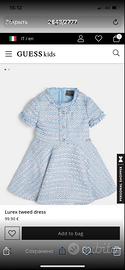 Abitino GUESS Kids in tweed con lurex – come nuovo