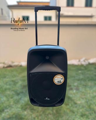 CASSA A BATTERIA KARAOKE MP3 BT E MICROFONO