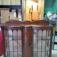 Vetrina bassa mogano