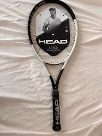 Racchetta tennis autografo originale Sinner