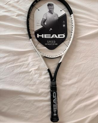 Racchetta tennis autografo originale Sinner