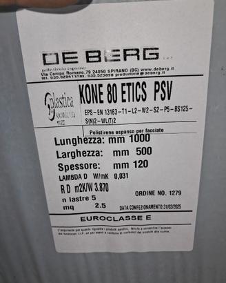 350 mq cappotto in polistirene espanso facciate