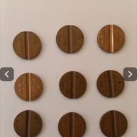 Gettoni telefonici e da macchine gioco d'epoca