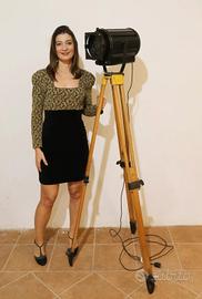 faro teatro pinspot coemar anni 70 lampada terra 