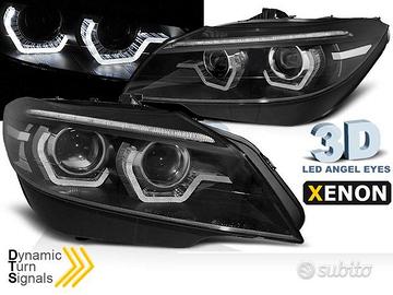 Fari anteriori xenon bmw z4 e89 angel eyes 3d led