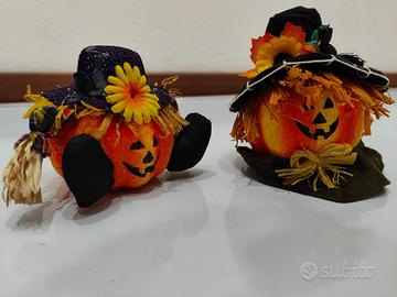 decorazioni halloween in cartap3sta, raffia, feltr