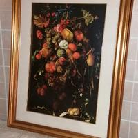 Stampa a colori - natura morta con frutti vari