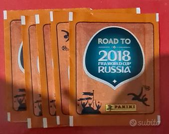 Bustine calciatori panini road to Russia 2018