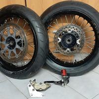 Cerchi e kit motard 17" Honda Cr/Crf