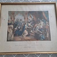 Quadro con stampa antica