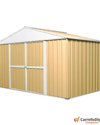 Capanno box esterno lamiera 360x175cm beige