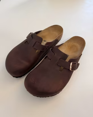 Birkenstock Boston - 46 - in pelle marrone
