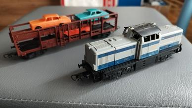 Locomotiva manovra bisarca FS trenino Lima H0