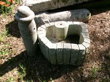 FONTANA DA GIARDINO IN GRANITO