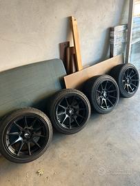 Cerchi Japan Racing 16" 4x100 + Gomme invernali