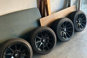 Cerchi Japan Racing 16" 4x100 + Gomme invernali