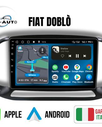 Fiat Doblò KIT COMPLETO Autoradio android stereo