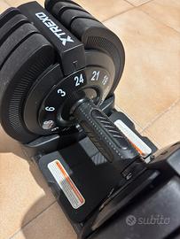 TREXO Manubrio Regolabile da 3 a 24 kg