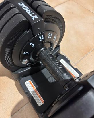 TREXO Manubrio Regolabile da 3 a 24 kg