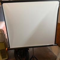 Schermo proiezioni portatile grande