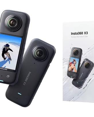 Insta360 X3 + Batteria CASE SUB e Accessori