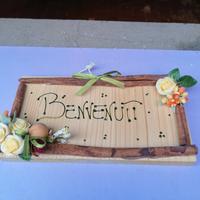 targa benvenuti porta