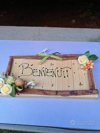 targa benvenuti porta