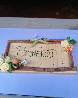 targa benvenuti porta